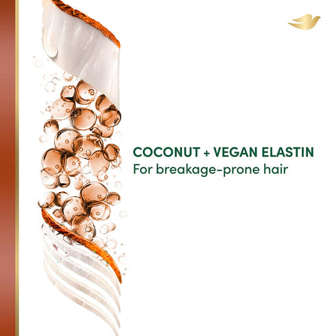 Dove RE+AL Bio-Mimetic Care Shampoo For Breakage-Prone Hair Resist Sulfate-Free Shampoo With Coconut + Vegan Elastin 10oz...