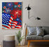 DIY 4 Th of July Diamond Painting Kits For Adults Patriotic,Diamond Art by Number Kit Celebrate American Flag Crystal Embroidery Beginner Arts Ful...