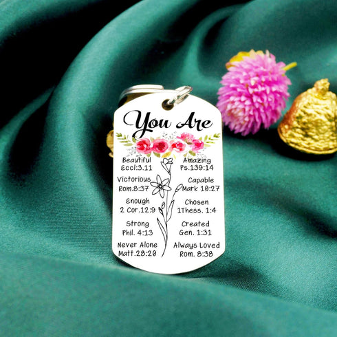 Christian Gifts for Women Teen Girl Inspirational Gifts Birthday Gifts For Women Christian Keychain Inspiration Religious Gifts Ideas For Wife Dau...