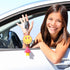 A1diee 2Pcs Preppy Tassel Car Air Freshener Yellow Pink Smile Car Hanging Slices with Tassel Boho Y2K Car Rearview Mirror Charm Scented Pendant Es...