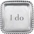 Mariposa "I do" Beaded Square Tray...