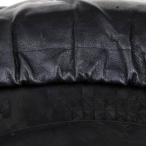 Moonet PVC Leather Spare Tire Wheel Cover for Car Truck SUV Camper Trailer Universal Fit RV JP FJ, R15 Black (for Overall Wheel Diameter 27-29 inc...