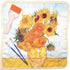 Paint Brush Holder Art Supplies, Artist Paint Brush & Storage Organizer Roll-Up Case Bag, Protect Acrylic Oil Watercolor Paintbrushes (Sunflower 2...