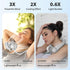 Portable Neck Fan, Battery powered Rechargeable Fan,Hand Free Personal Fan, Adjustable, Wearable Fan for Travel Sport Work Women Kids (White)...