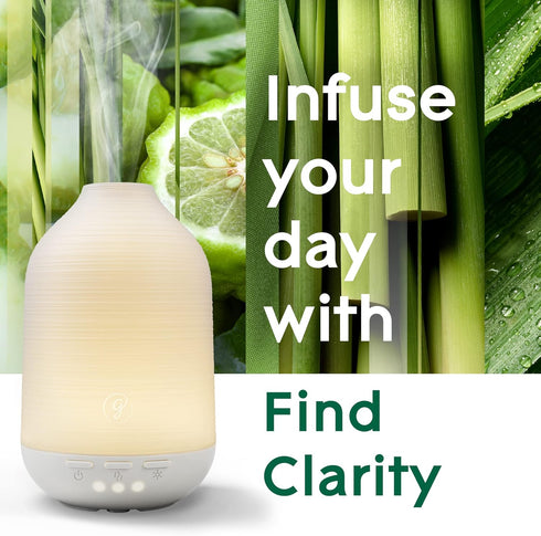 Glade Aromatherapy Diffuser & Essential Oil, Air Freshener for Home, Find Clarity Scent with Notes of Bergamot & Lemongrass, 0.56 Fl Oz...