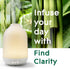 Glade Aromatherapy Diffuser & Essential Oil, Air Freshener for Home, Find Clarity Scent with Notes of Bergamot & Lemongrass, 0.56 Fl Oz...