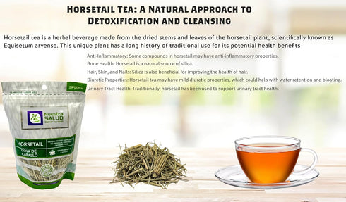 Cola De Caballo Horsetail Herbal Infusion Tea pack of 3...