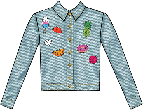 McCall Pattern Company McCall's Women's Loose Fitting Button Up Jacket Sewing Patterns, Sizes 16-22...