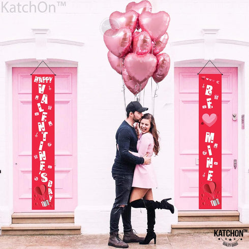 KatchOn, Light Pink Heart Balloons -18 Inch, Pack of 10 | Heart Shaped Balloons | Pink Heart Balloons, Valentines Day Decorations | Valentines Day...