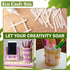 6" Jumbo Wooden Craft/Popsicle Sticks/DIY Craft Projects- Pack of 100ct...