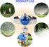 Hourleey 360 Degree Metal Spot Sprinkler, Lawn Sprinklers for Yard, Circle Pattern Sprinkler with Gentle Water Flow for Small Area Yard Lawn Garde...