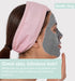 Brook + Bay Spa Headband for Washing Face - Makeup & Skincare Face Wash Head Band - Face Mask Towel Terry Hair Band for Women - Pink...