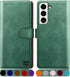 SUANPOT for Samsung Galaxy S22 with RFID Blocking Leather Wallet case Credit Card Holder,Flip Folio Book Phone case Shockproof Cover Women Men for...