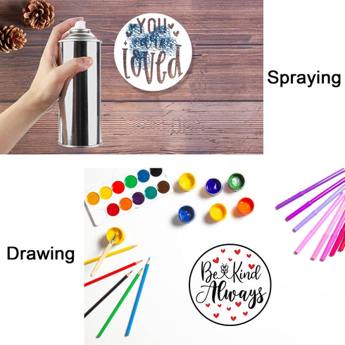 34 Pieces Inspirational Word Stencils 3 in Motivational Quotes Stencils Reusable Christian Saying Stencils for Painting on Wood Signs Wall Home De...