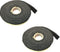 Total Control Black High Temp BBQ Smoker Gasket, Self-Stick (1/2" X 3/32" X 7 Feet (2 Pack))...