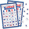 32Players 4th of July Bingo Game – Patriotic Bingo Cards for Kids Adults Independence Day Party Supplies with 24 Caller Chips...