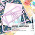 UPTTHOW 9Pcs Bookbinding Easy Scrapbooking Tool for Starter, Complete Great Stencils and Cutter Guide Kit Can Be Made Into Notebook Calender Junk ...