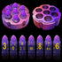 Juome Dice Resin Molds Silicone with Dice Box, DND Dice with Holder Epoxy Resin Molds, Silicone Molds for Epoxy Resin for DIY Dices and Dices Stor...
