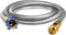 Tardigrade Steel Hose 5FT Metal Garden Hose Short - 304 Stainless Steel Water Hose 5 FT Dog Chew Crush Proof, Flexible, Heavy Duty Brass No Kink, ...