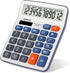 Desktop Calculator Large LCD Display 12 Digit Number Handheld Portable Pocket Basic Calculator with Big Soft Sensitive Button, Battery and Solar P...