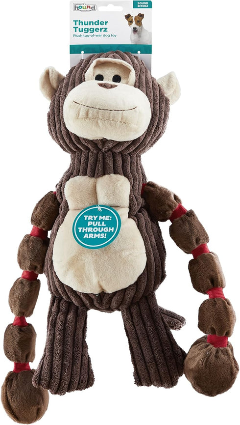 Outward Hound Thunda Tugga Gorilla Plush & Squeaky Dog Tug Toy...