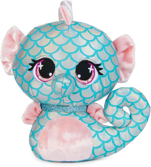 GUND P.Lushes Designer Fashion Pets Mel Dives Premium Seahorse Stuffed Animal, Pink and Teal, 6”...