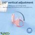 Portable Neck Fan, Handheld Mini Fan Small Personal Fan, 3 IN 1 Hand Fan USB Rechargeable Eyelash Fan with Lanyard, 180° Foldable, for Travel/Summ...
