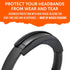 WC BandZ XM3 / XM4 - Silicone Headband Cover for Sony WH1000XM3 & WH1000XM4 Headphones by Wicked Cushions | Enhanced Comfort, Style, & Sweat Prote...