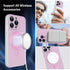 Omorro Compatible with iPhone 15 Pro Max Magnetic Case, Compatible with Magsafe, Soft TPU Luminous Case Glow in The Dark Shockproof Protective Pho...