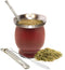 Norte Yerba Mate Cup Kit, 8-Ounces Traditional Mate Tea Cup/Gourd Set | Includes 2 Bombillas (Yerba Mate Straw) & Cleaning Brush, Stainless Steel ...