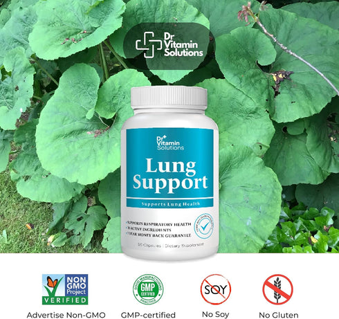 Lung Revive: Advanced Respiratory Support with Butterbur, Quercetin, & Vitamin C - Enhanced Breathing & Lung Detox Formula, Doctor-Developed, 60 C...