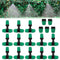 Misting Cooling System Drip Irrigation System Spray with 20 Adjustable Nozzles.20 Lock Barbed 6mm to 1/4 Inch Tee, 5 Lock Barbed End Plugs for Out...