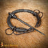 Iron Cloak Fibula with Knotted Ends Twisted Design Hand Forged Iron Functional Brooch/Clasp for Medieval Clothes LARP Cosplay Medieval Fantasy Eve...