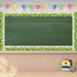 Easter Bulletin Board Border, Self-Adhesive Green Grass Easter Egg Bunny Flower Border Trim for Spring Easter Classroom Bulletin Board Home Office...