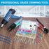 TICONN 160Pcs Heat Shrink Wire Connectors, Waterproof Automotive Marine Electrical Terminals Kit, Crimp Connector Assortment, Ring Fork Spade Butt...