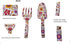 Floral Print Garden Tools Set for Women Trowel and Fork...