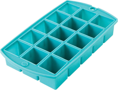 Tulz Mini Ice Block Tray, Silicone, Teal...