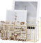 Desktop Mail Organizer File Organizer Metal Wire Mail Sorter Letter Organizer Magazine Rack for Letters, Mails, Books, Postcards, Brochures, Mail ...