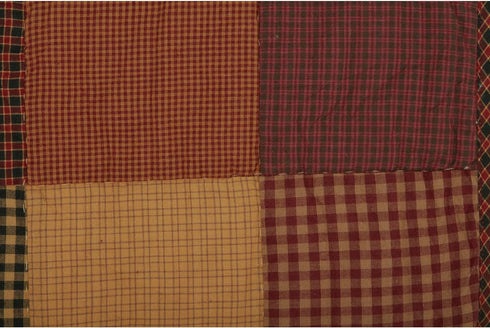 VHC Brands, Heritage Farms, Cotton, 13x72, Quilted Runner, Red...