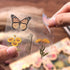 500 Pieces (100 Sheets) Vintage Scrapbook Stickers Transparent Stickers for Journaling Scrapbooking Supplies Butterfly Flowers plant Stickers Kit ...