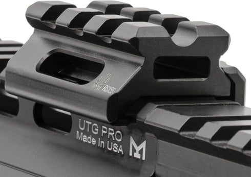 UTG Leapers MT-RSX5S Inc Super Slim Picatinny Riser Mount, 1/2" Height, 3 Slots, Black...