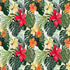 Tropical Round Tablecloth, Hawaiian Palm Tree Hibiscus Flowers Plants Tablecloths, Aloha/Luau Theme Party, Wipeable Waterproof Table Cloth for Fam...