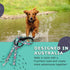 FuzzYard Dinosaur Land Dog Leash | Size S | Comfortable Neoprene Lead for Dogs | Perfect for Outdoor Walking & Training...