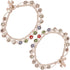 Touchstone NEW Indian Bollywood Handcrafted Pretty Stylish Colorful Designer Jewelry Payal Paazeb Anklets In Silver Tone For Women....