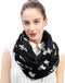 Pug Dog Print Women's Infinity Scarf Lightweight...