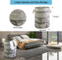 Mziart Unique Tree Stump Large Laundry Basket Bag with Rope Handles, Collapsible Wood Grain Waterproof Laundry Hamper Stylish Storage Basket Bin O...