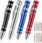 Mudder Pen Screwdriver Gifts Multitool Handy Tool 8 in 1 Magnetic Pocket Screwdriver Multi Precision Function for Mini Gadgets Repair(4 Pieces)...