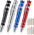 Mudder Pen Screwdriver Gifts Multitool Handy Tool 8 in 1 Magnetic Pocket Screwdriver Multi Precision Function for Mini Gadgets Repair(4 Pieces)...