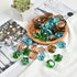 Seashell Starfish Glass Vase Filler Decorative Stars Shells Shape Premium Glass Beads Gems Aquarium Pebbles Decorative Table Scatter Decor 1.3 LB ...