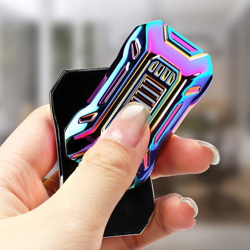 Slider Fidget Toy, Metal Fidget Toys for Adults Fidgets, Rainbow Fidget Toys for Kids, Teens, EDC Fidget Toys for Anexity, ADHD, Stress Relief Ite...